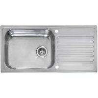 Reginox Minister Inset Stainless Steel Kitchen Sink - Single Bowl with Waste Included