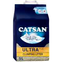 Catsan Ultra Plus Cat Litter 3x5ltr