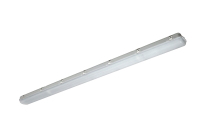 VULCAN 2x48W LED corrosion proof, IP65, 6ft, Grey, 5000K + Emergency
