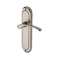 AMB6210-MC - Heritage Brass Door Handle Lever Latch Ambassador Design Mercury Finish
