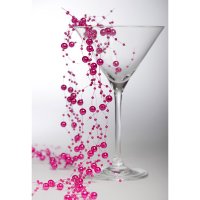 Pearl Bead Garland Fuchsia - 2m