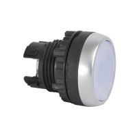 Illuminated Push Button Head, White