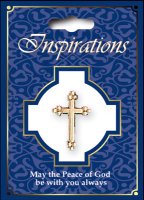 Brooch - Cross - Diamond Cut   (1755)