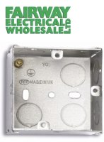 Prepack Metal Box 15mm 1 Gang