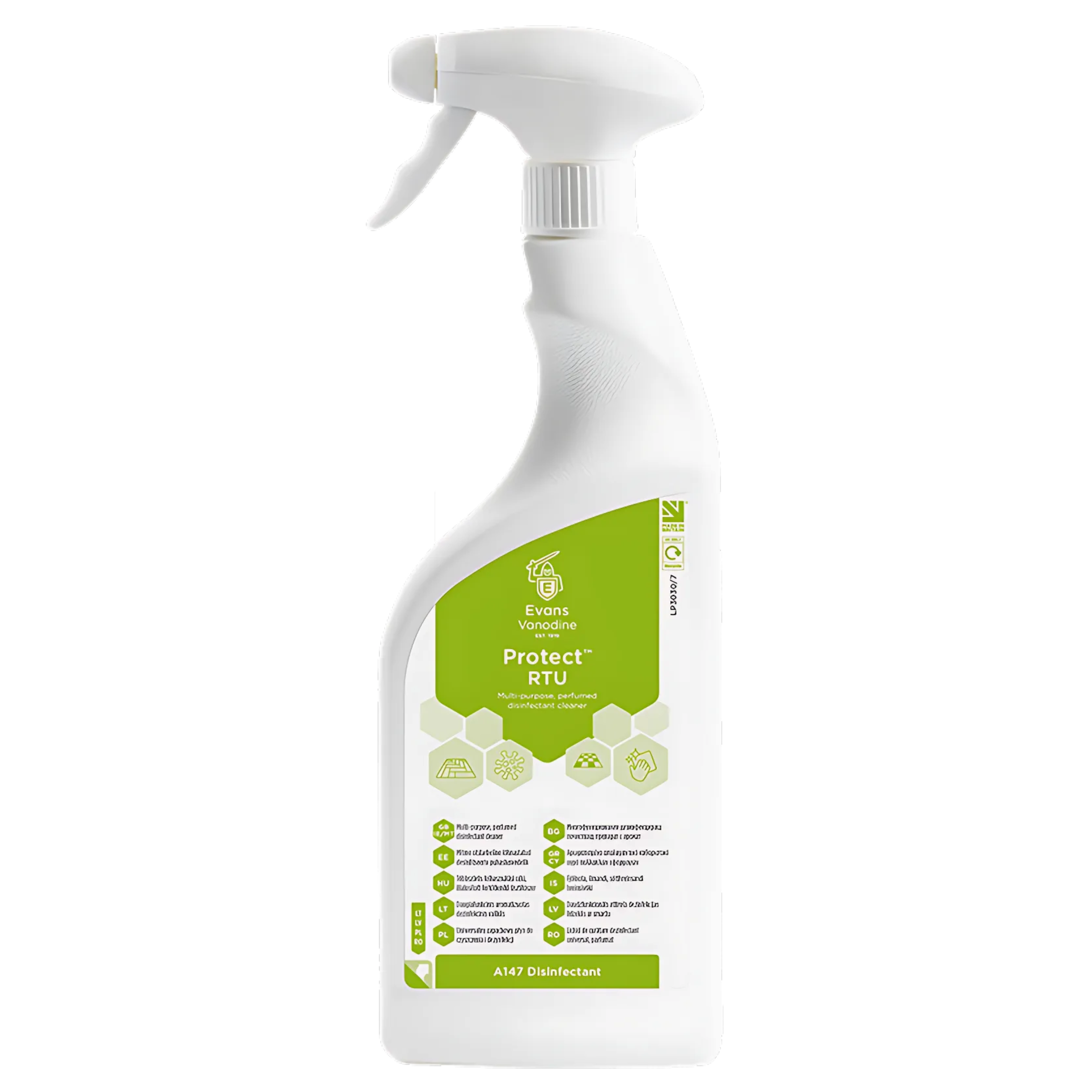 Evans Protect™ Multi Surface Disinfectant Cleaner, 750ML