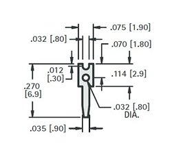 PCB Test points Slotted