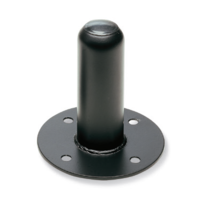 Euromet 00833 | Top hat, steel, H: 107 mm, RAL 9005