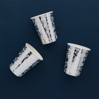 Silver Celebrate Paper Cups - Pack of 10