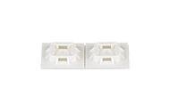 Panduit 4 way Adhesive Backed Cable Tie Mounts, 25.4mm x 25.4mm