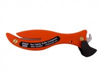 Safety Fish Knife (with Hook Cover) - Orange 6 inch