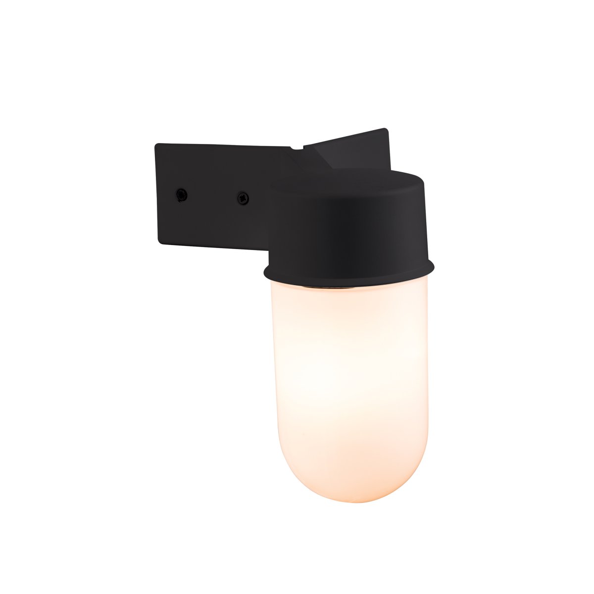 Saxby Ware Corner Wall LED Light Fitting Black EL-40088