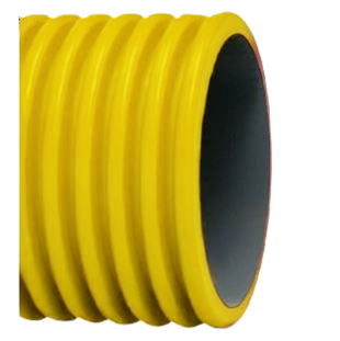 Wachtbuis geel/zwart dia 50MM rol 50m