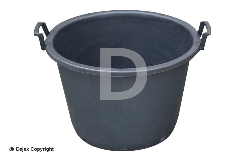 35lt MASTELLO CONTAINER + HANDLES BLACK PE_1 LOOSE
