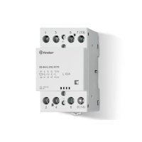 22.64.0.230.4610 - Finder 22 Series 63A 4 Pole Contactor 240V AC 2NO + 2NC