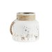 Medium Christmas Candle Holder With Rope - 12 x 12cm