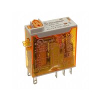 Finder 46.52.8.230.0054 8 Pin 2PCO 8A 230V AC Miniature Industrial Relay with Test Button and LED In