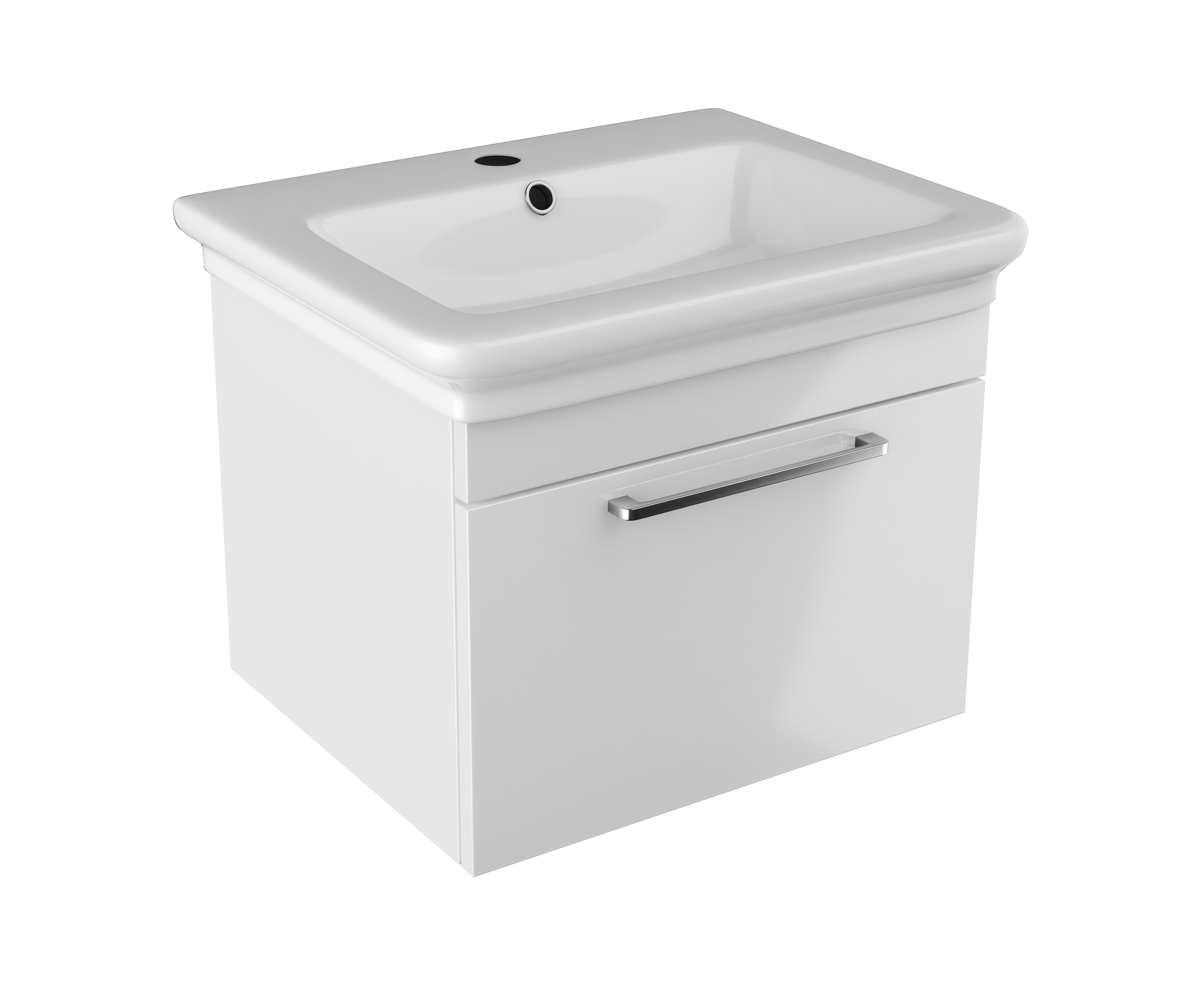 Tucker French Weybridge 600mm Wall Mounted Unit with Single Drawer