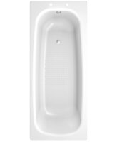 STRATA 1600X700MM SINGLE ENDED STEEL BATH - ANTI SLIP