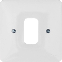 SOLLYSTA 1 GANG GRID PLATE WHITE