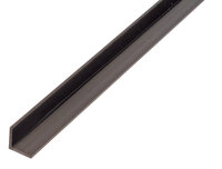 Alberts Angle Black PVC 30x30mm 1 Metre 485078