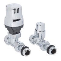 Altecnic Ecocal 15mm Straight Chrome Head Twin Pack 200485 LTC