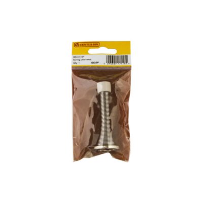 Centurion 80mm Nickel Plated Spring Door Stop