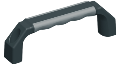 Plastic Carrying Handle Length 173.6 Height 54.5 Black/Grey Carrying Capacity 750N