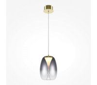 PENDANT LAMP SPLASH GOLD SMOKED GLASS