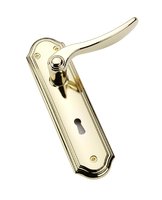 DoorWorks Sheelin Door Handles Brass (Belair)