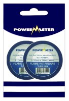 POWERMASTER 10 MTR 19MM PVC INSULATING TAPE BLUE PACK 2