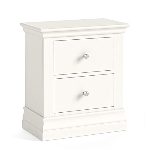 Mulberry Coconut Milk 2 Drawer Bedside Locker