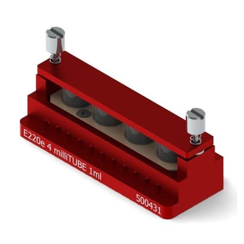 Rack E220e  4 Place milliTUBE 1ml