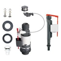 Wirquin Jollyflush 2" & 1 1/2" Bottom Entry Dual Flush, Inlet Valve & Button Pack 14010402