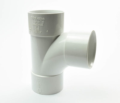 Polypipe 40mm WS22 White ABS Tee