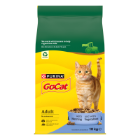 Go Cat Herring and Vegetables Dry Cat Food 10kg