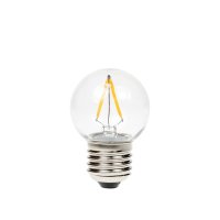 Prolite 2W Dimmable LED Filament Golf Ball Polycarbonate Lamp 2700K ES