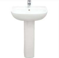 Tonique Washbasin & Full Pedestal - 55cm