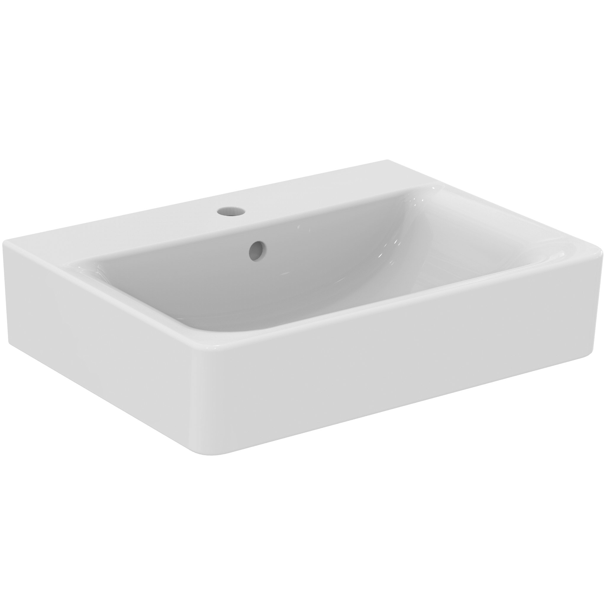 CUBE BASIN 60X46 WHITE 1CTH OF NCH
