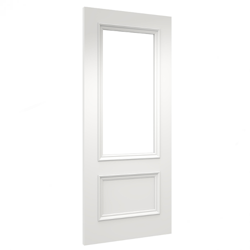 Deanta WR2G Primed Frosted Glass Door - 6'8"x2'8"