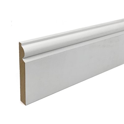MDF Primed Torus Skirting Board 18x119mm x 4.4m