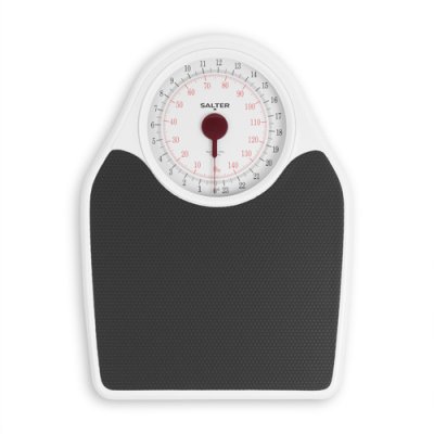 Salter Doctors Style Mechanical Bathroom Scale - White | 145BKDR