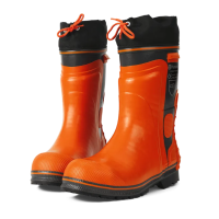 Husqvarna Rubber Chainsaw Boot, Orange