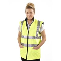 Hi-vis Reversible Fleece Lined Bodywarmer Class 2