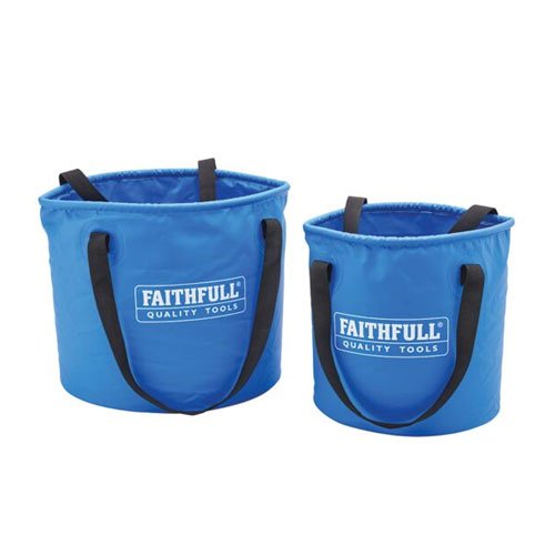 Faithfull 12L & 20L Collapsible Bucket Pack
