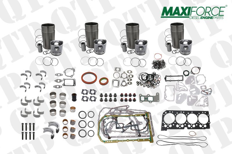 kit de motor MaxiForce mostrando todas las piezas