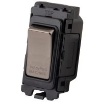 Black Nickel 20 Grid Module - WASHING MACHINE - 3070-050WM
