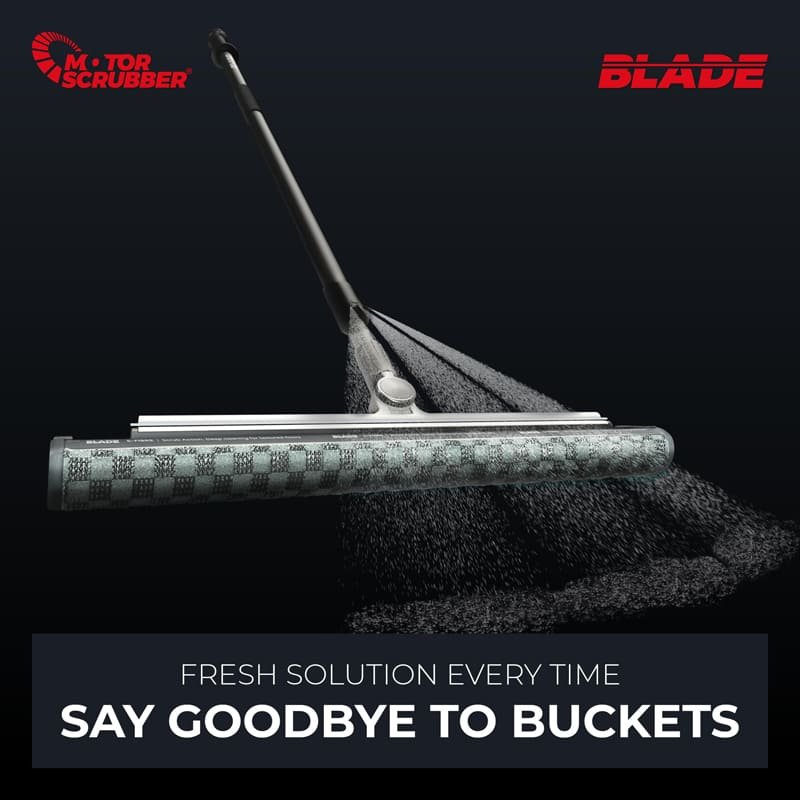 MOTORSCRUBBER BLADE FLUID INJECTION HANDLE