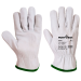 Portwest Leather Goat Grain Driver Glove, Grey