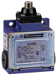 IP66 Snap Action Limit Switch, Plunger, Zinc Alloy, NO/NC, 240V