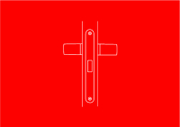 Xinnix  R17 Magnetic (Mag Lock) Bathroom Lock - Satin Brass